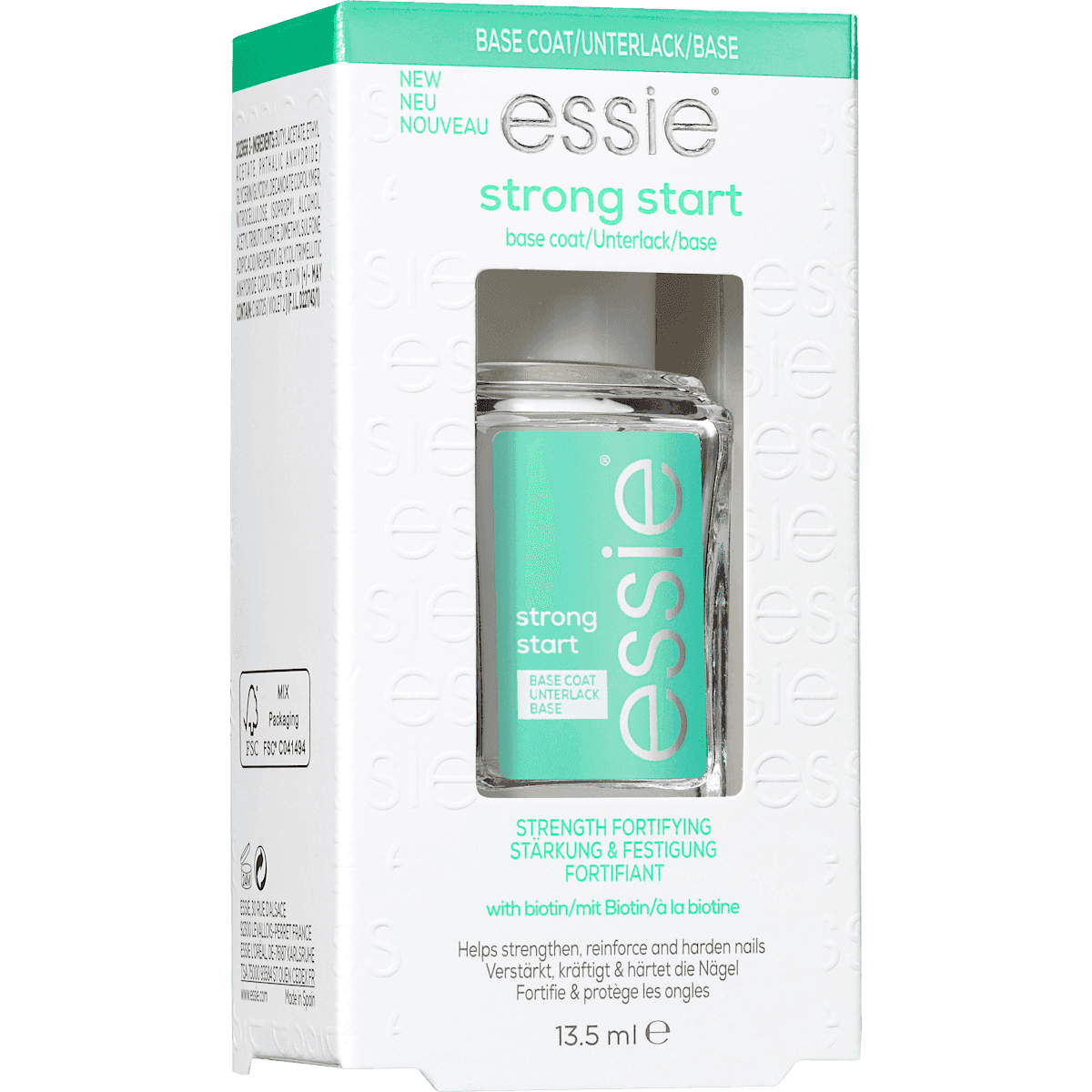 essie Base Coat Strong Start, 13,5 ml — produit allemand authentique au Maroc