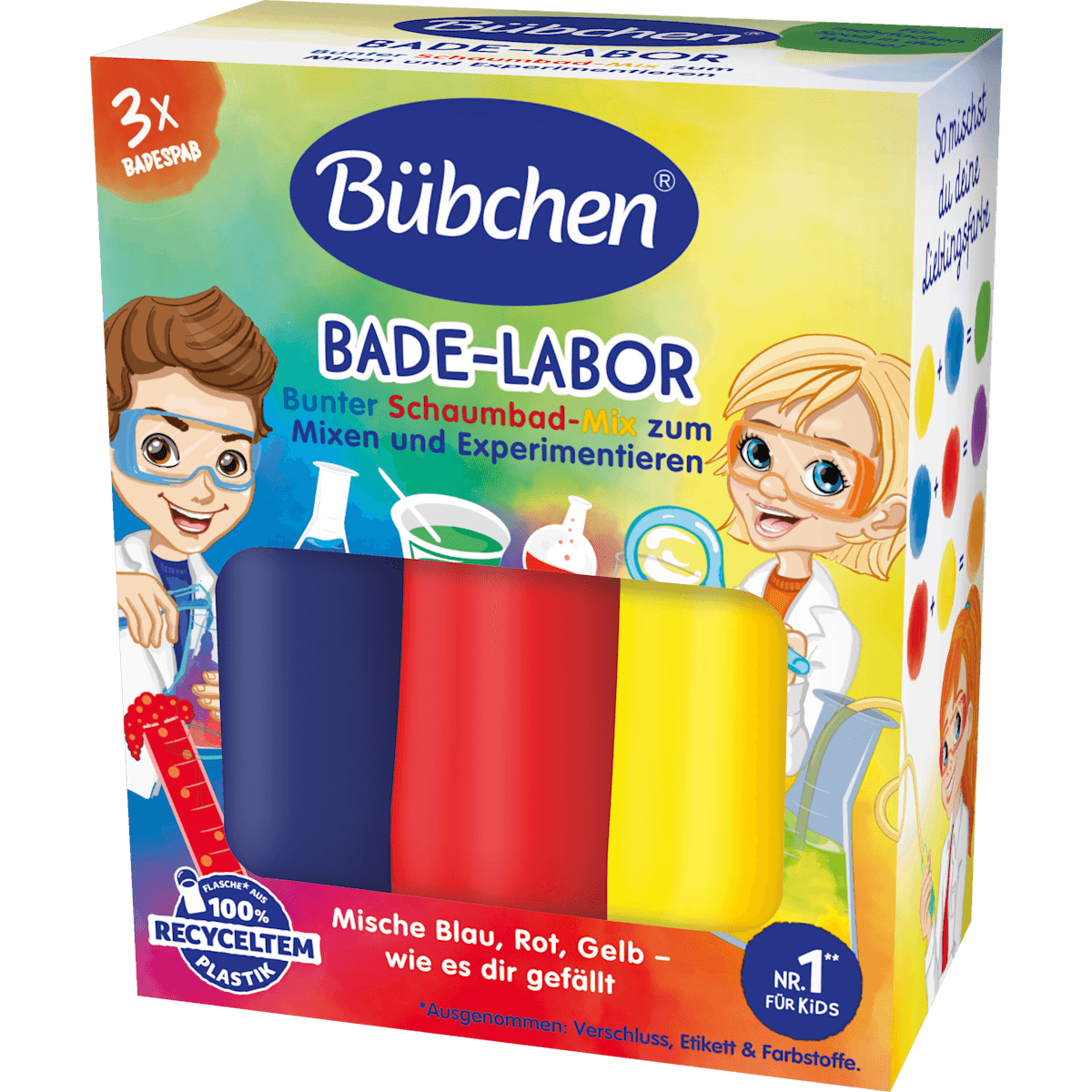 Bübchen Bain moussant Mix Bade-Labor, 150 ml — produit allemand authentique au Maroc