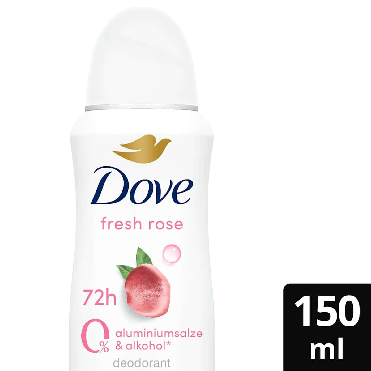 Dove Déodorant spray fresh+care rose, 150 ml (Dove Deospray fresh+care rose, 150 ml) — produit allemand authentique au Maroc