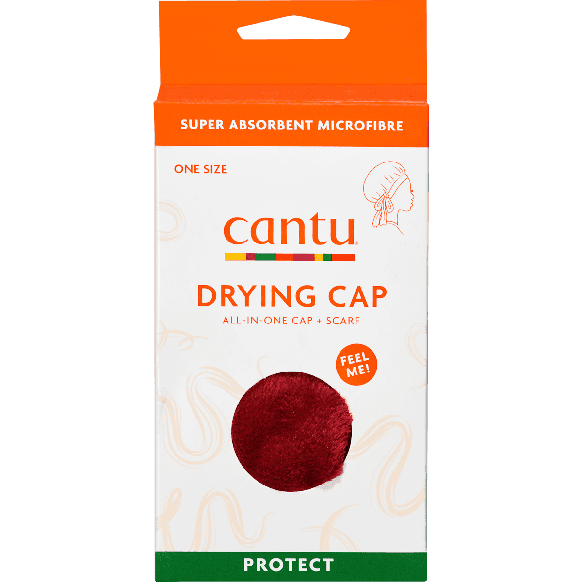 cantu Trockenmütze pour cheveux Mikrofaser, 1 pièce (cantu Trockenmütze für Haare Mikrofaser, 1 St) — produit allemand authentique au Maroc