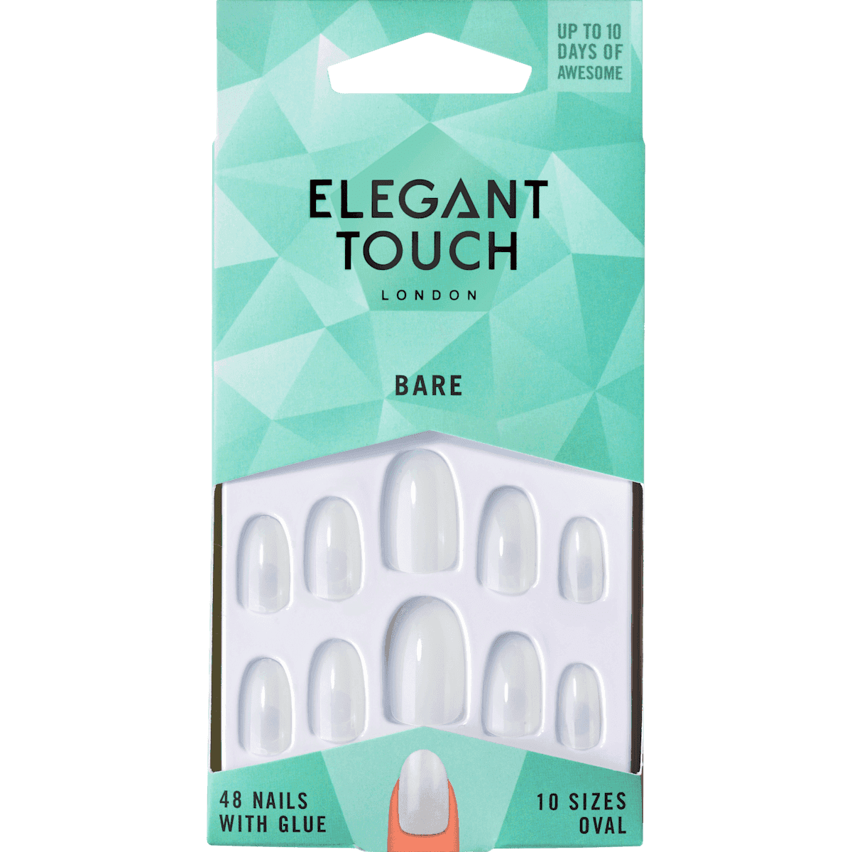 Elegant Touch faux ongles Bare Oval, 48 pièces (Elegant Touch Künstliche Nägel Bare Oval, 48 St) — منتج ألماني أصلي في المغرب