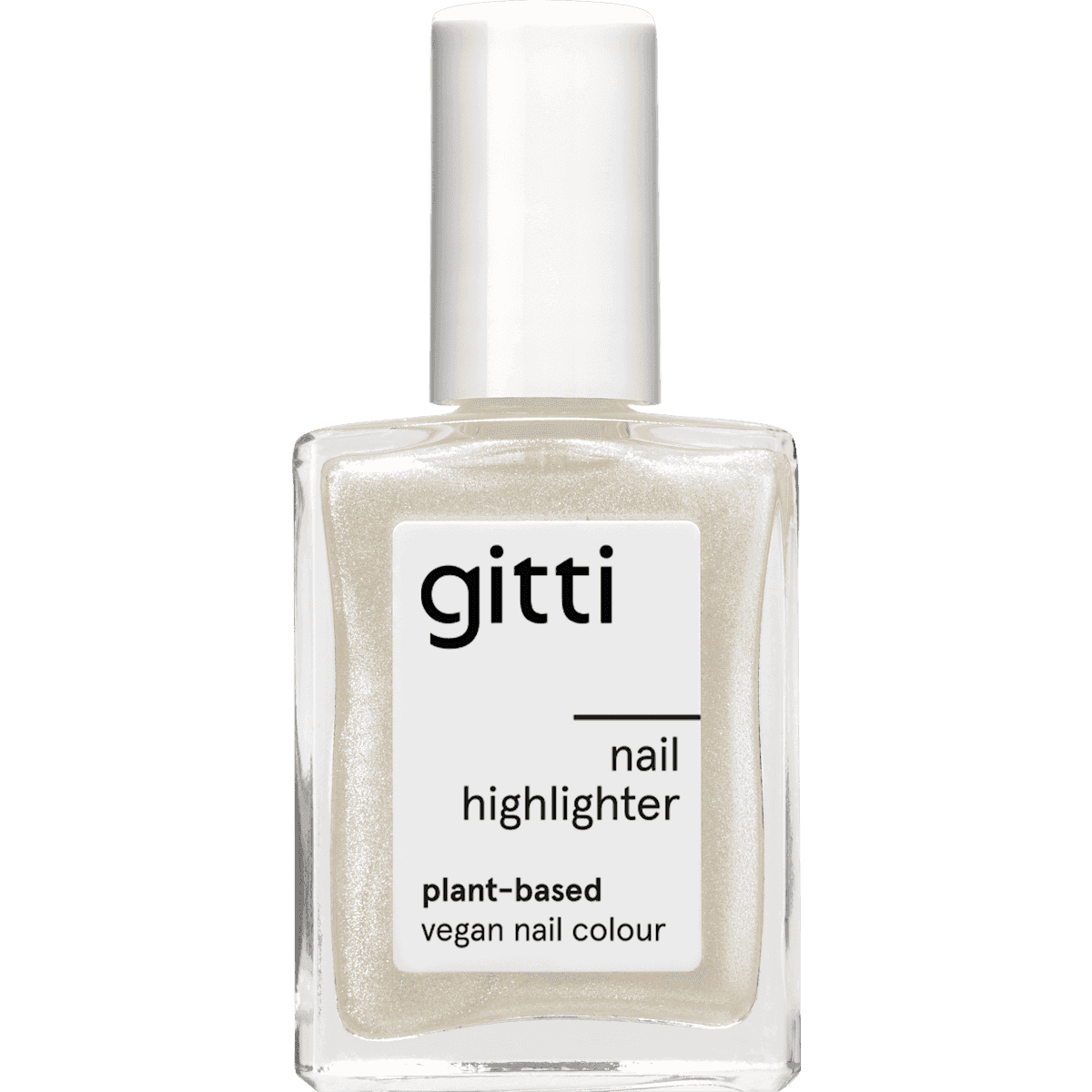 gitti Top Coat Nail Highlighter Plant Based, 15 ml — produit allemand authentique au Maroc