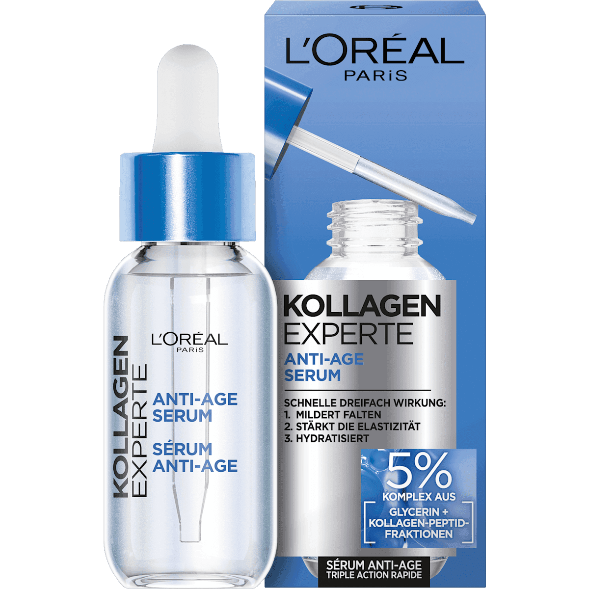 L'ORÉAL PARiS Serum Anti Age Collagen Experte, 30 ml (L'ORÉAL PARiS Serum Anti Age Kollagen Experte, 30 ml) — authentic German product in Morocco