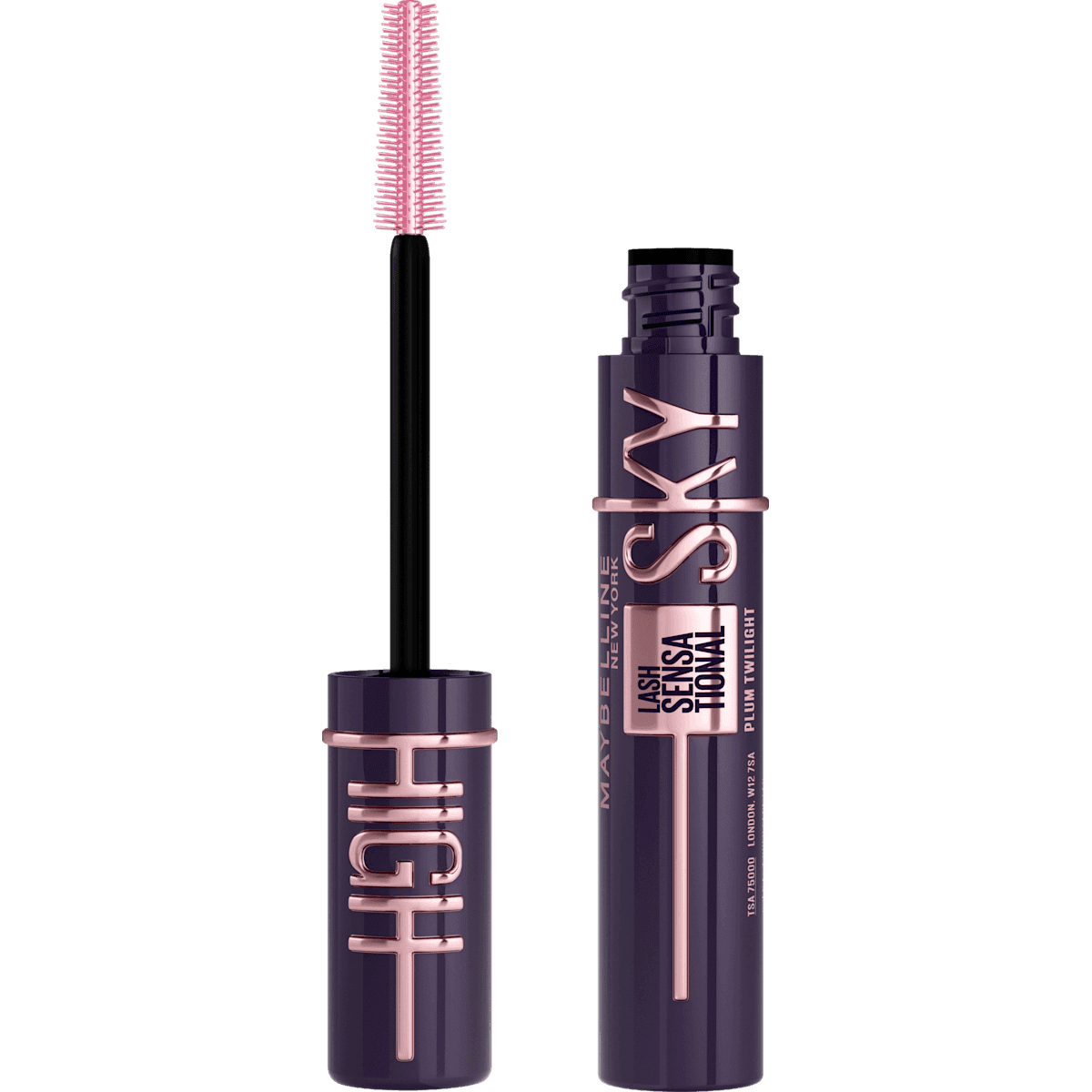 MAYBELLINE NEW YORK Mascara Lash Sensational Sky High Plum Twilight, dunkelviolett, 7 ml — produit allemand authentique au Maroc