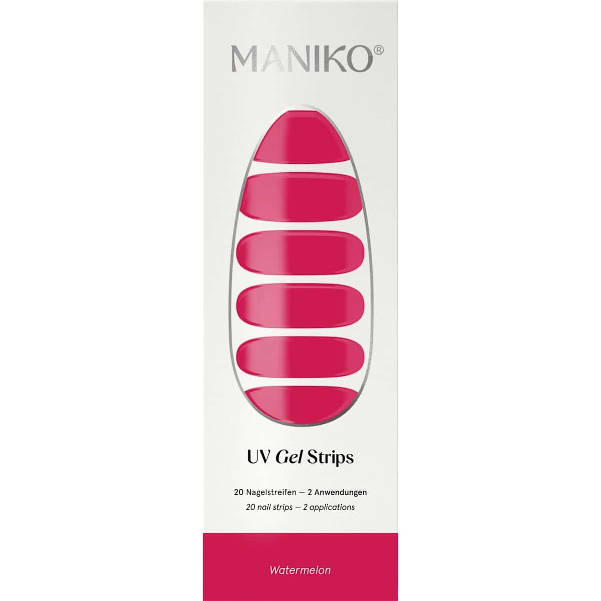 Maniko UV Gel Nagelfolien Watermelon, 20 pcs (Maniko UV Gel Nagelfolien Watermelon, 20 St) — authentic German product in Morocco