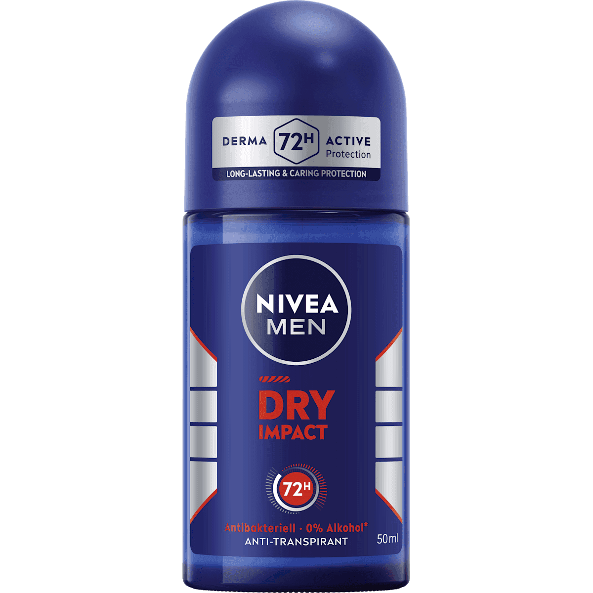 NIVEA MEN anti-transpirant Déodorant bille Dry Impact, 50 ml — produit allemand authentique au Maroc