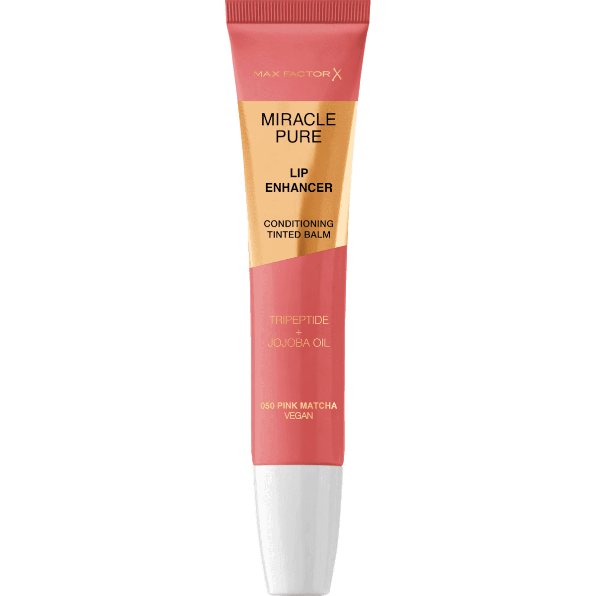 MAX FACTOR Gloss Miracle Pure Lip Enhancer 050 Pink Matcha, 12 ml (MAX FACTOR Lipgloss Miracle Pure Lip Enhancer 050 Pink Matcha, 12 ml) — produit allemand authentique au Maroc