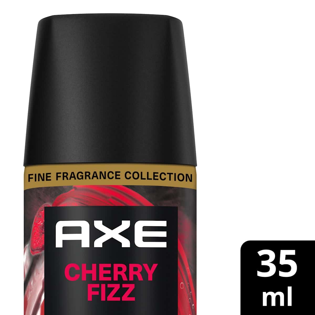 AXE Deospray Cherry Fizz, size travel, 35 ml (AXE Deospray Cherry Fizz, Reisegröße, 35 ml) — authentic German product in Morocco