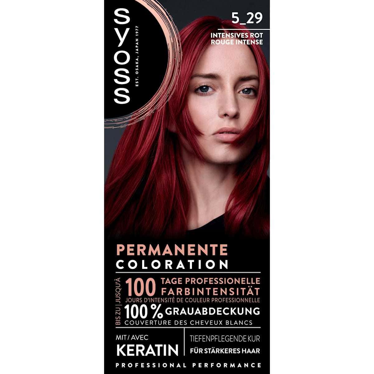 Syoss Coloration 5_29 Intensives rouge, 1 pièce — produit allemand authentique au Maroc