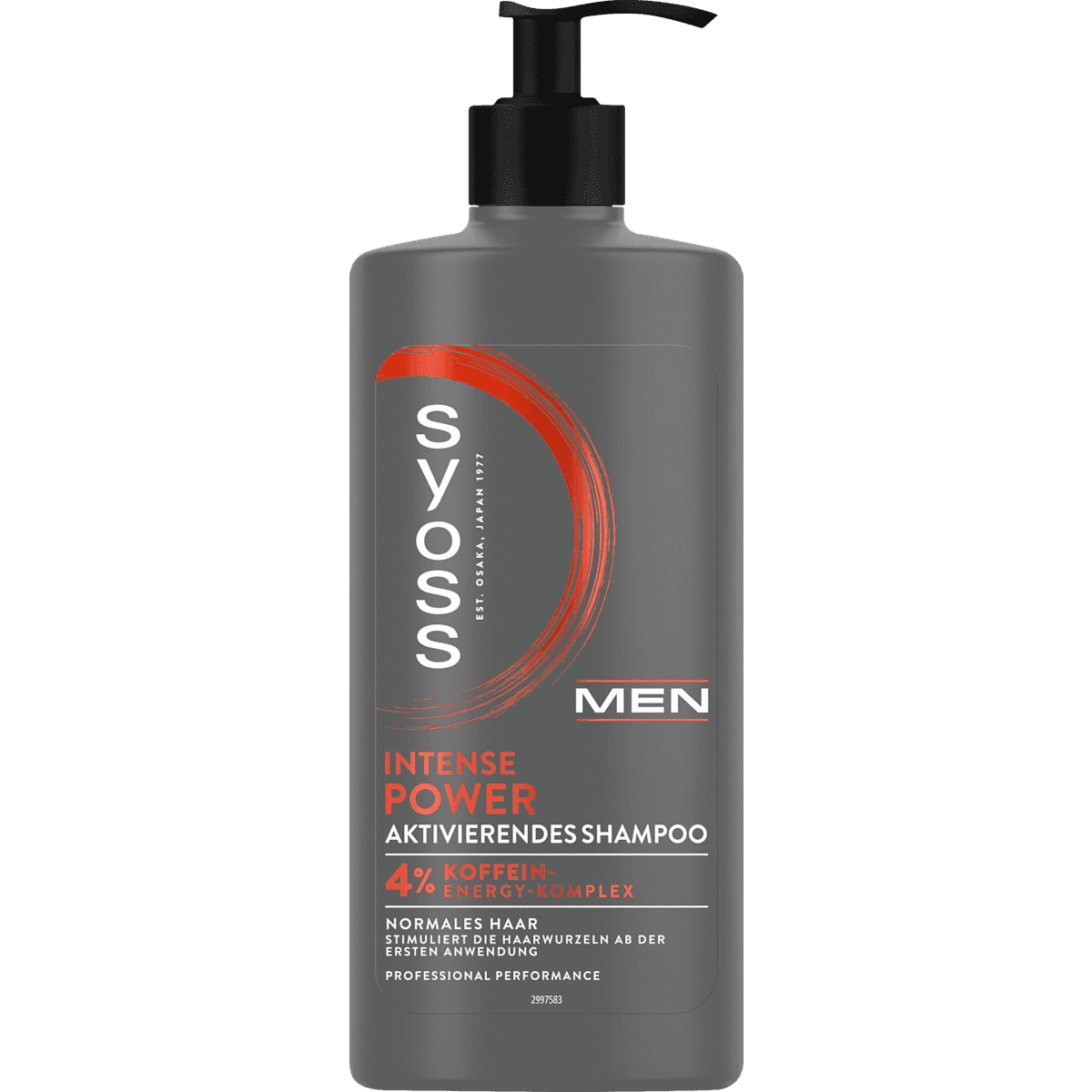 Syoss Shampoo Men Intense Power, 440 ml — authentic German product in Morocco