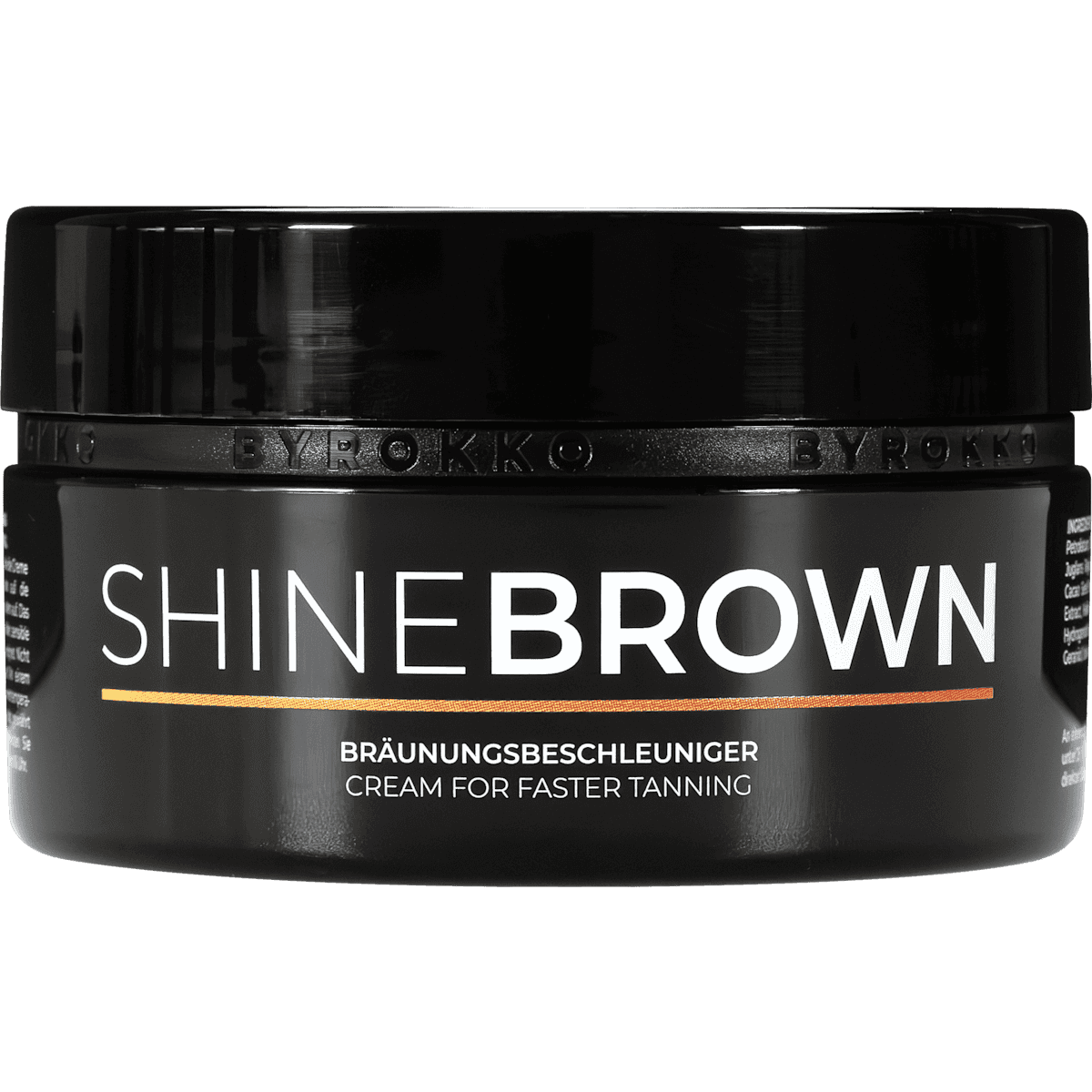 Byrokko Bräunungsbeschleuniger cream shine brown, Original, 200 ml (Byrokko Bräunungsbeschleuniger Creme shine brown, Original, 200 ml) — authentic German product in Morocco