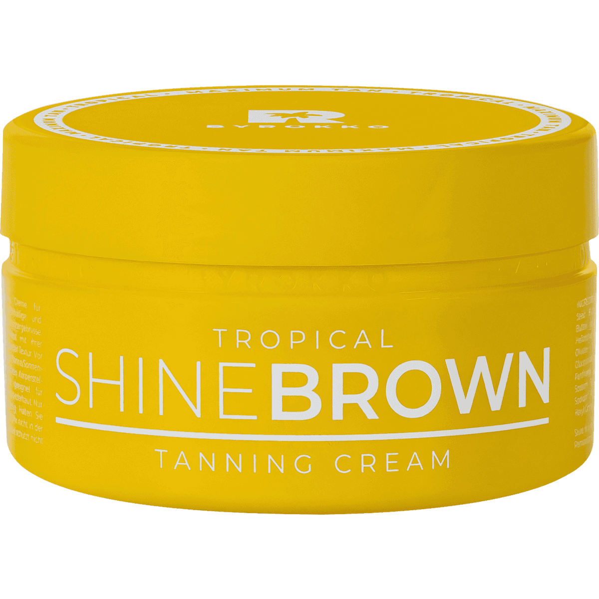 Byrokko Bräunungsbeschleuniger crème tropical shine brown, 190 g — منتج ألماني أصلي في المغرب