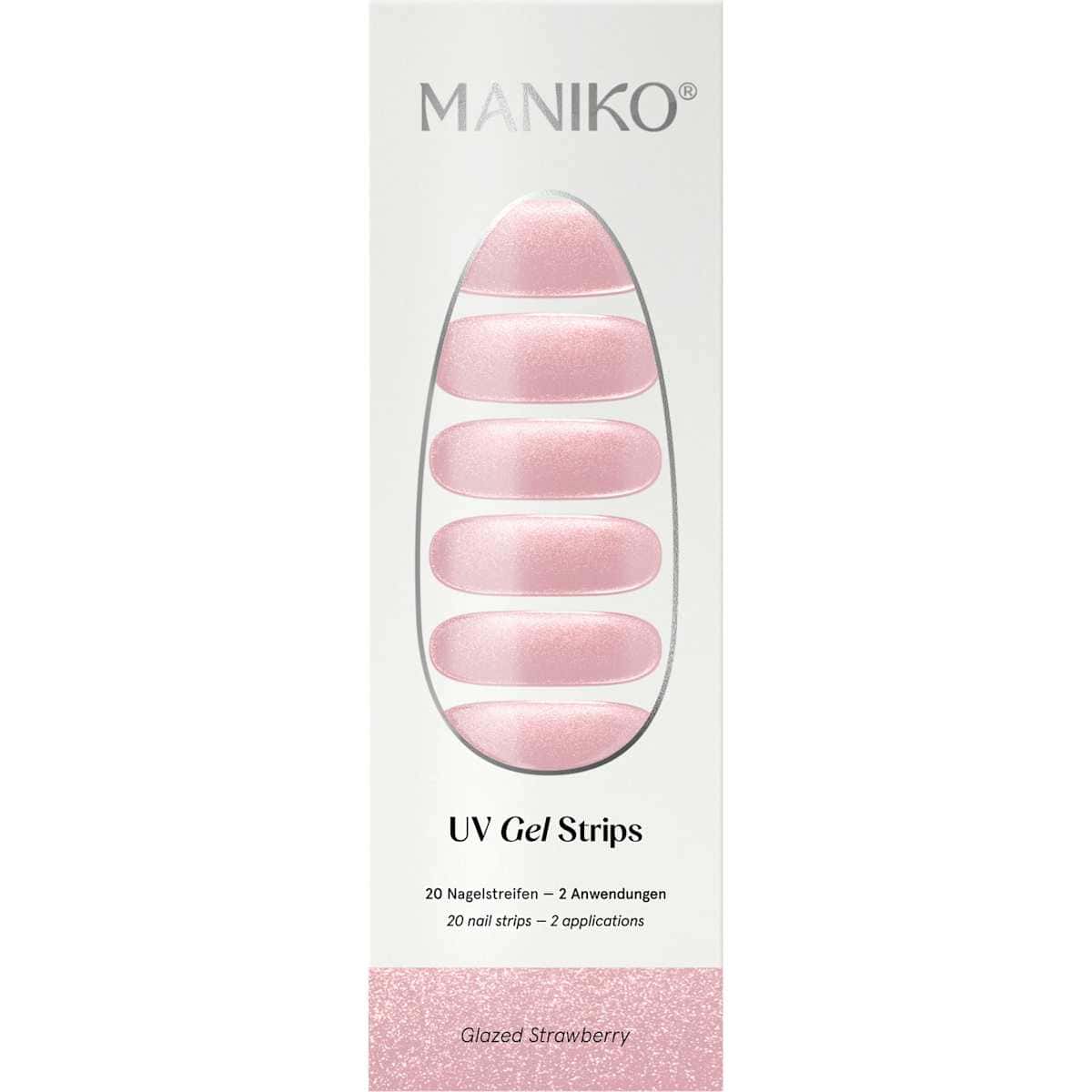 Maniko UV Gel Nagelfolien Glazed Strawberry, 20 pcs (Maniko UV Gel Nagelfolien Glazed Strawberry, 20 St) — authentic German product in Morocco