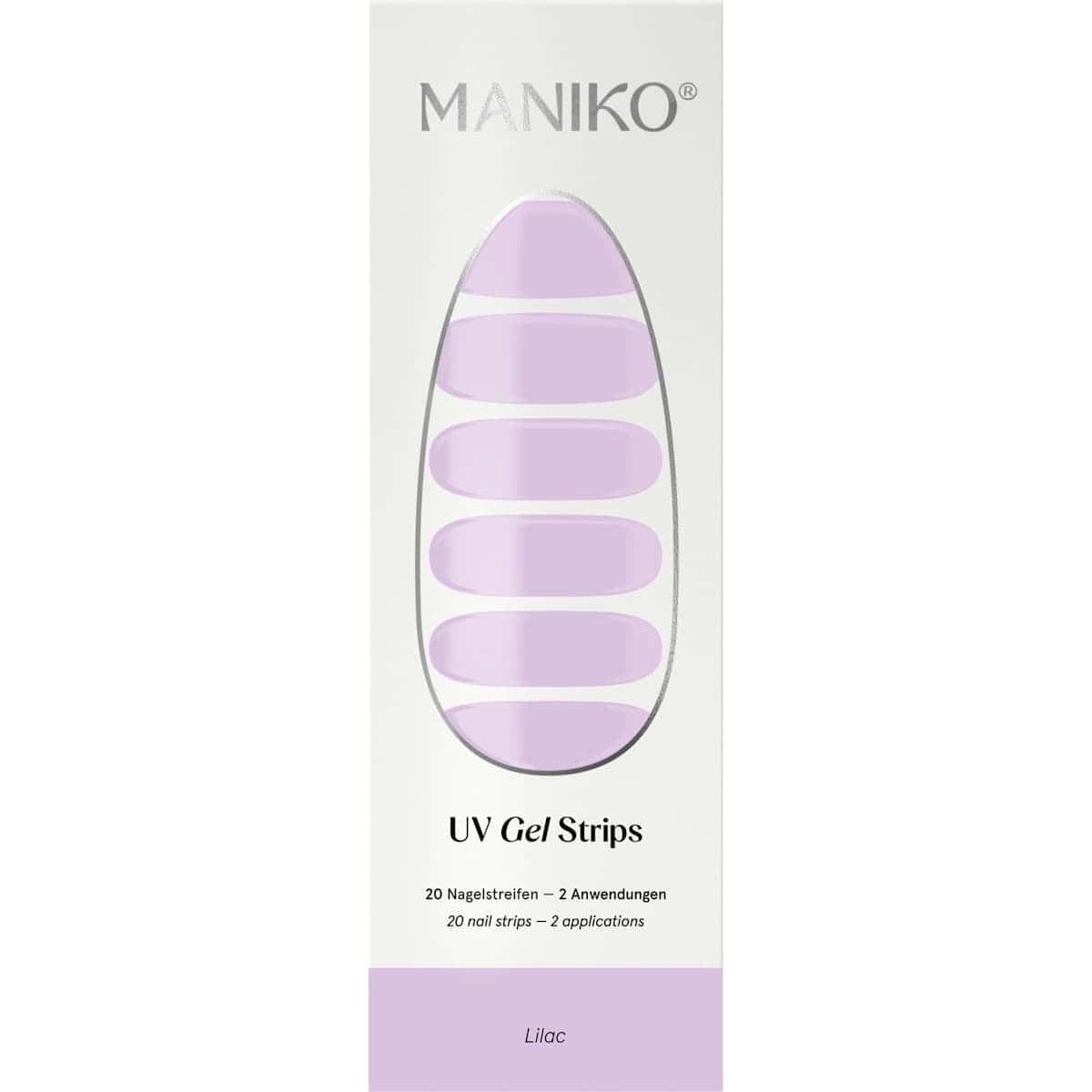 Maniko UV Gel Stickers ongles Lilac, 20 pièces — produit allemand authentique au Maroc
