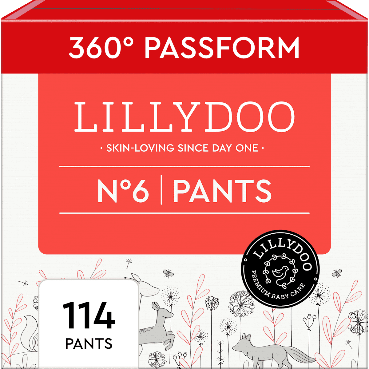 LILLYDOO Bébé Pants taille 6 (13+ kg), Monatsbox, 114 pièces — produit allemand authentique au Maroc
