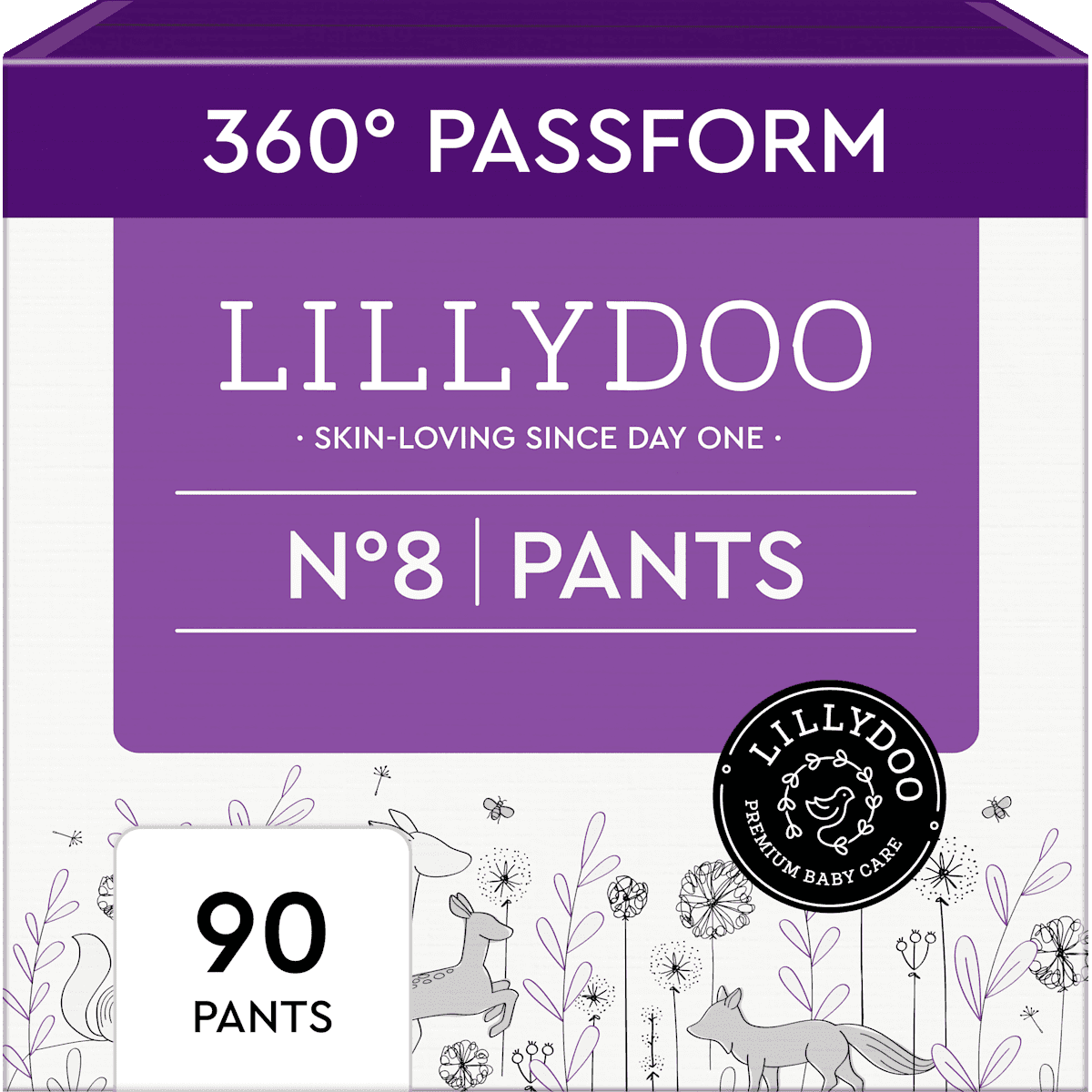 LILLYDOO Bébé Pants taille 8 (17+ kg), Monatsbox, 90 pièces (LILLYDOO Baby Pants Gr. 8 (17+ kg), Monatsbox, 90 St) — produit allemand authentique au Maroc