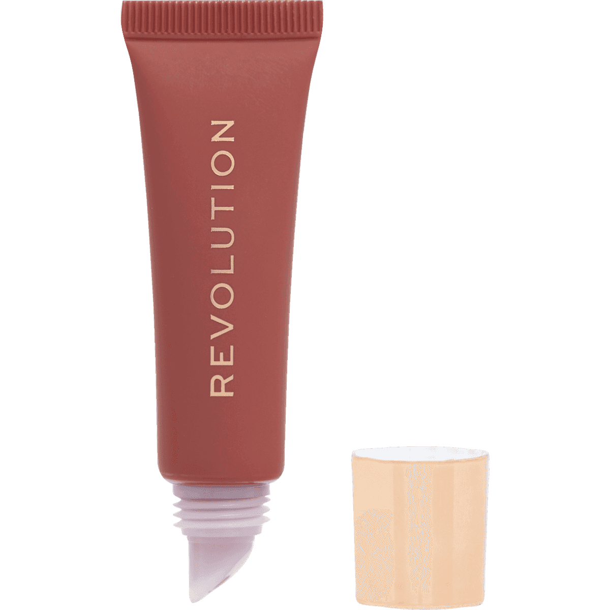 REVOLUTION Gloss Juicy Peptide Lip Balm Nude Latte, 8 ml — produit allemand authentique au Maroc