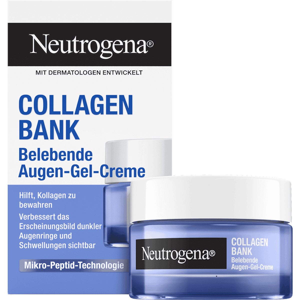Neutrogena crème contour des yeux Gel Collagen Bank, 15 ml (Neutrogena Augencreme Gel Collagen Bank, 15 ml) — منتج ألماني أصلي في المغرب