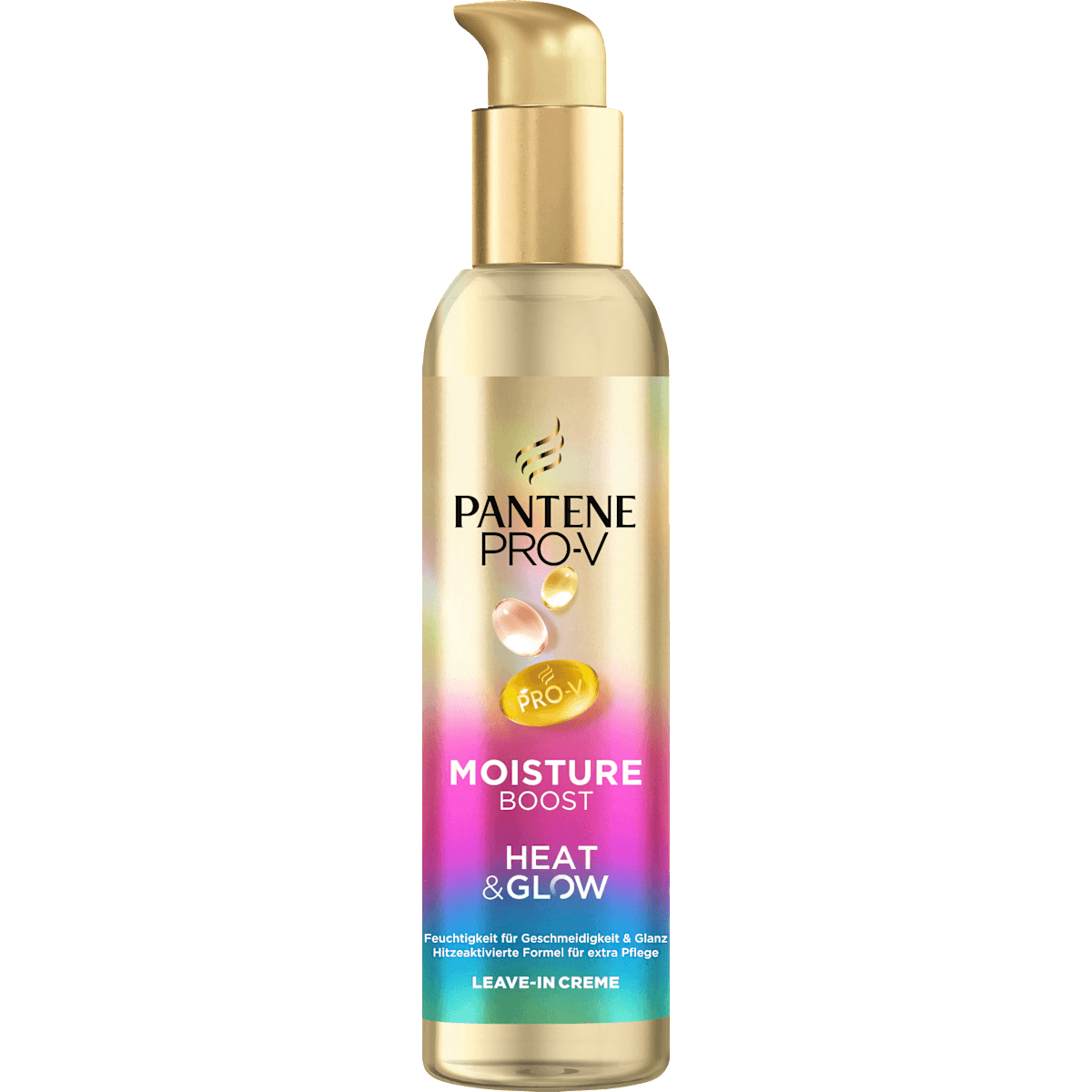 PANTENE PRO-V Leave-In Moisture Boost HEAT&GLOW, 135 ml — produit allemand authentique au Maroc