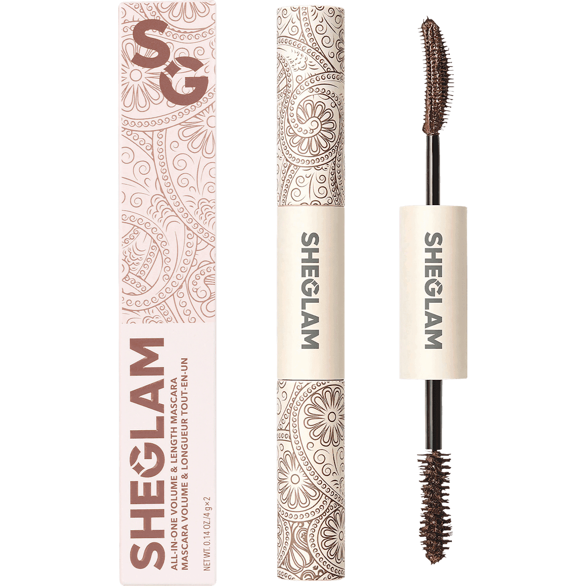 SHEGLAM Mascara All In One Volume & Length Waterproof Macchiato, 8 g — produit allemand authentique au Maroc