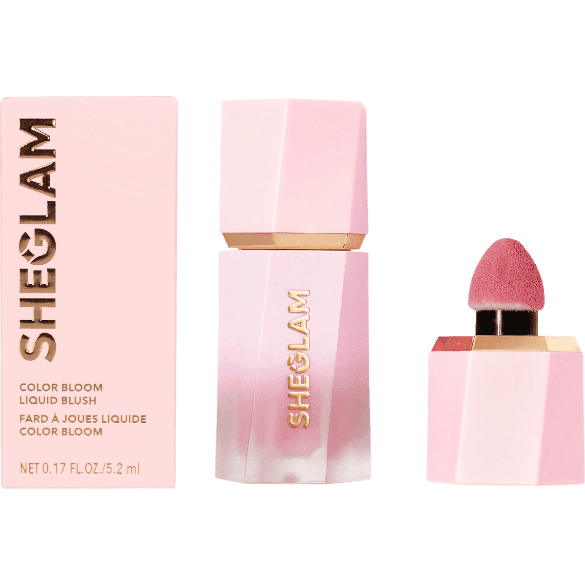 SHEGLAM Blush Liquid Color Bloom Matte Love, 5,2 g — produit allemand authentique au Maroc