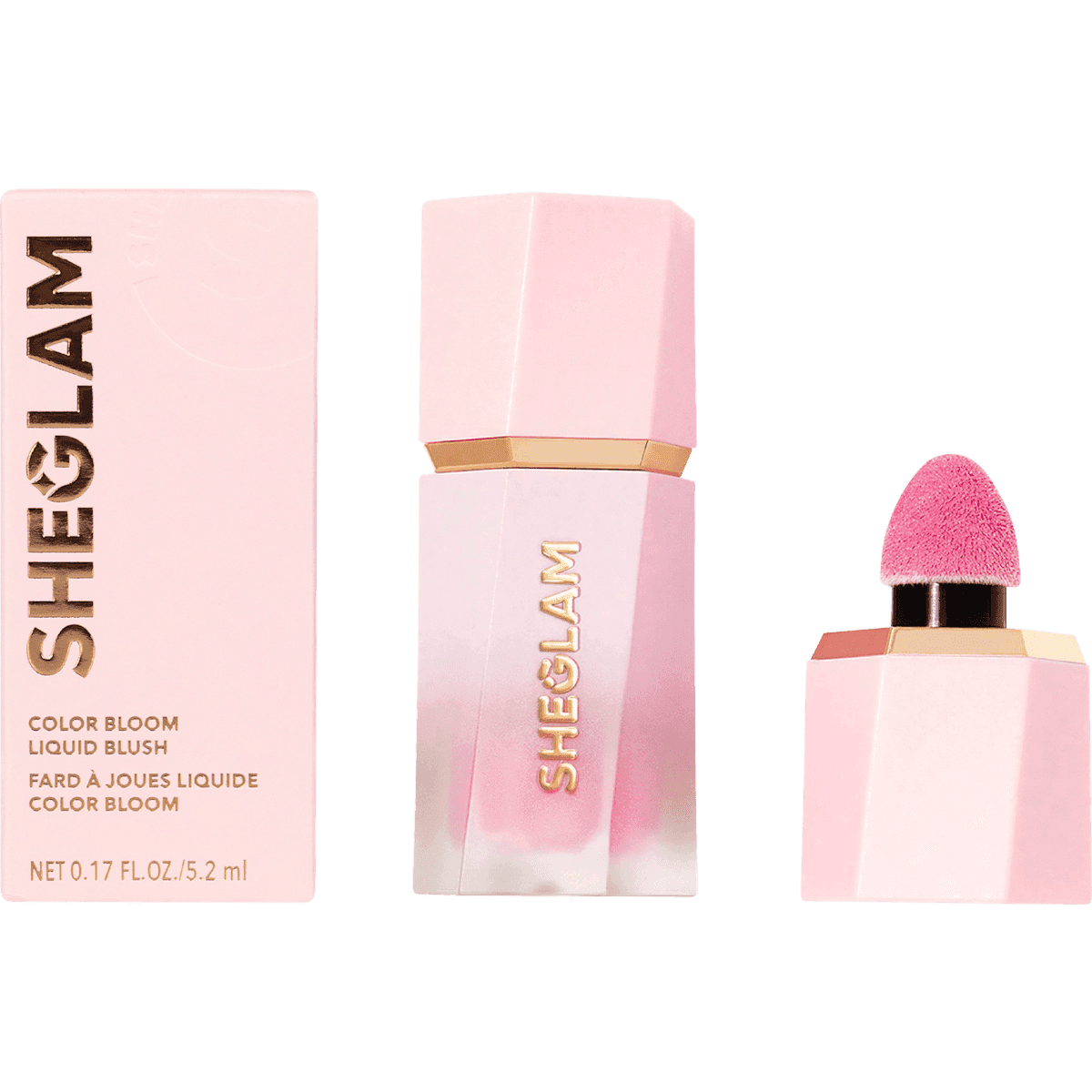 SHEGLAM Blush Liquid Color Bloom Petal Talk, 5,2 g — produit allemand authentique au Maroc