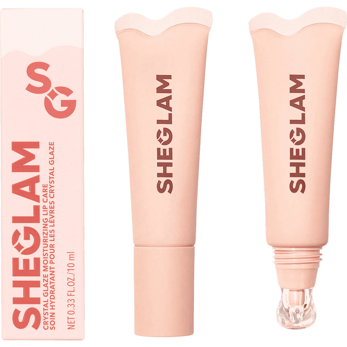 SHEGLAM Gloss Crystal Glaze Cocoa Cookie, 10 ml — produit allemand authentique au Maroc