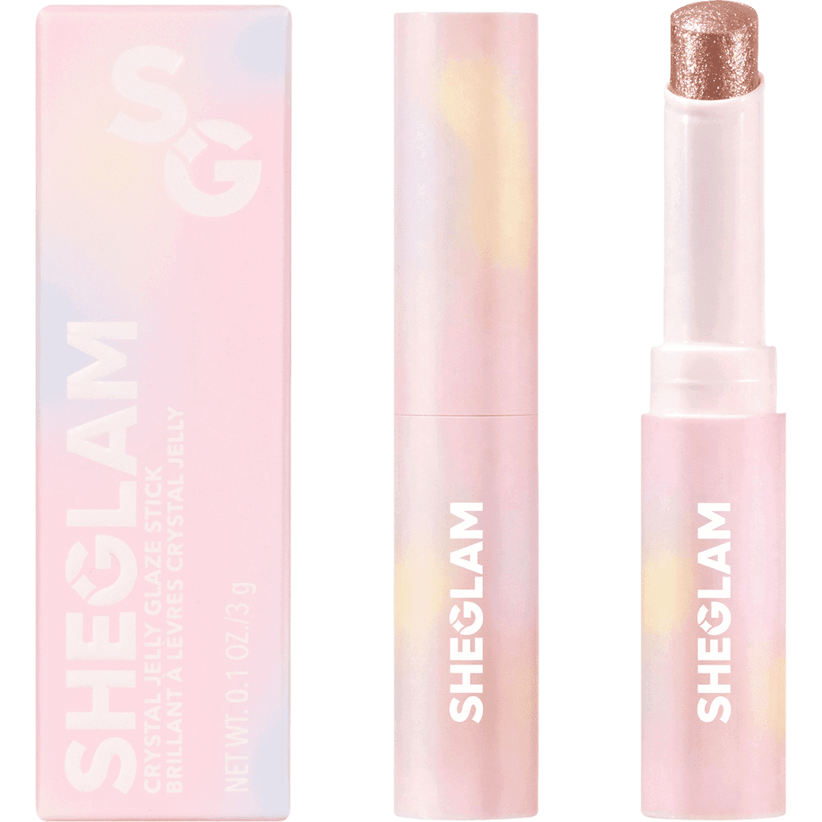 SHEGLAM Fard à paupières Stick Crystal Jelly Aura Blitz, 3 g — produit allemand authentique au Maroc