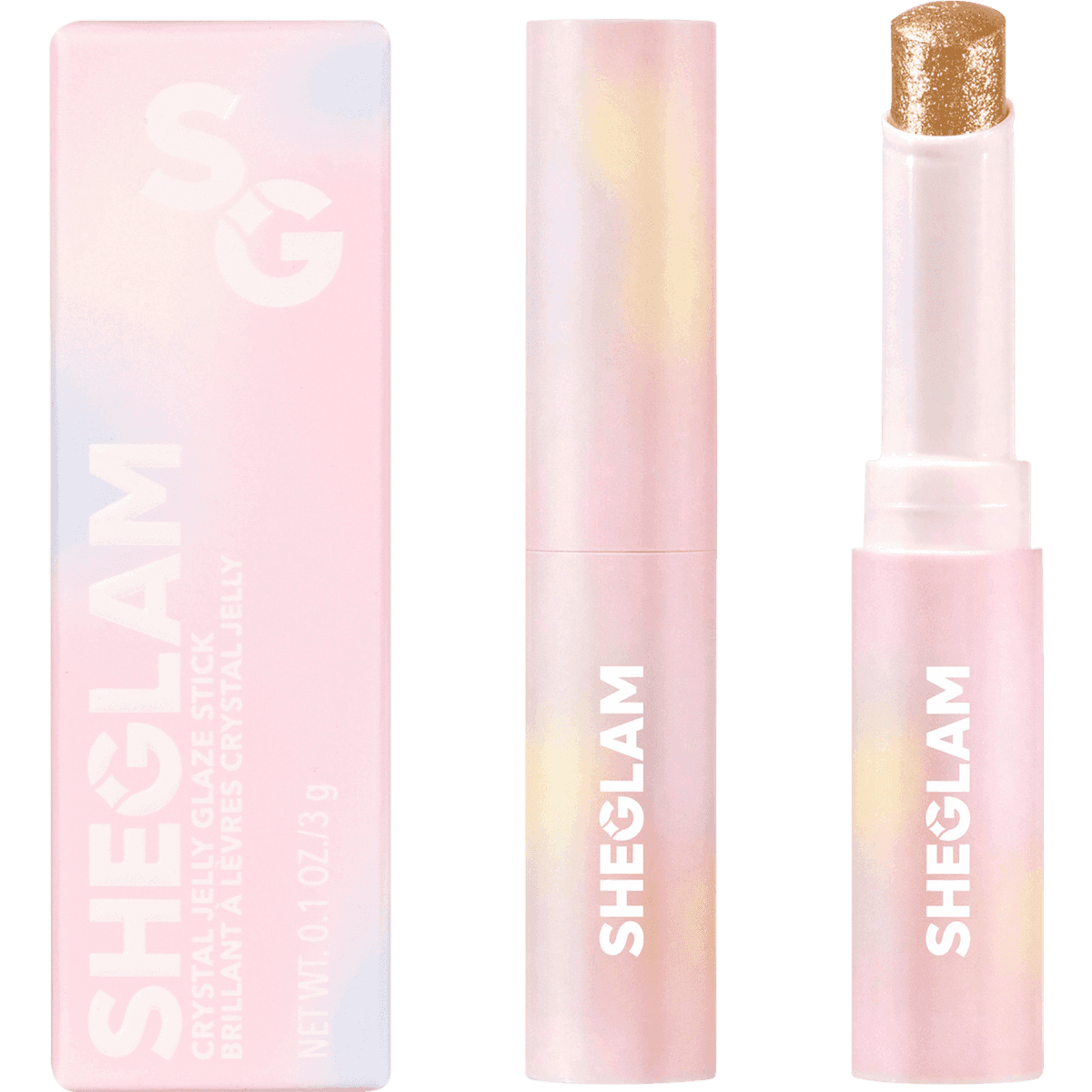 SHEGLAM Fard à paupières Stick Crystal Jelly Golden Girl, 3 g (SHEGLAM Lidschatten Stick Crystal Jelly Golden Girl, 3 g) — منتج ألماني أصلي في المغرب