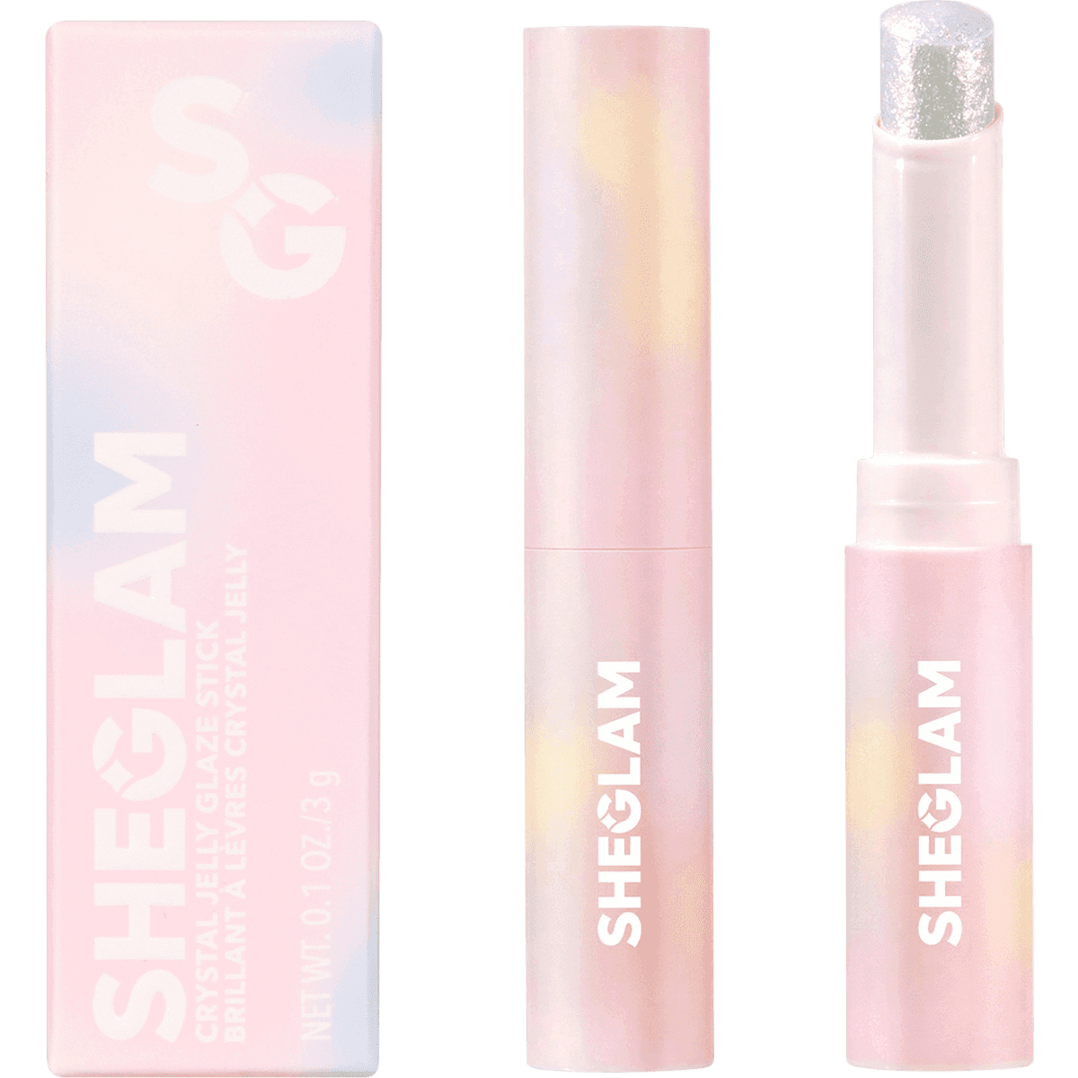 SHEGLAM Fard à paupières Stick Crystal Jelly Rosy Gem, 3 g — produit allemand authentique au Maroc