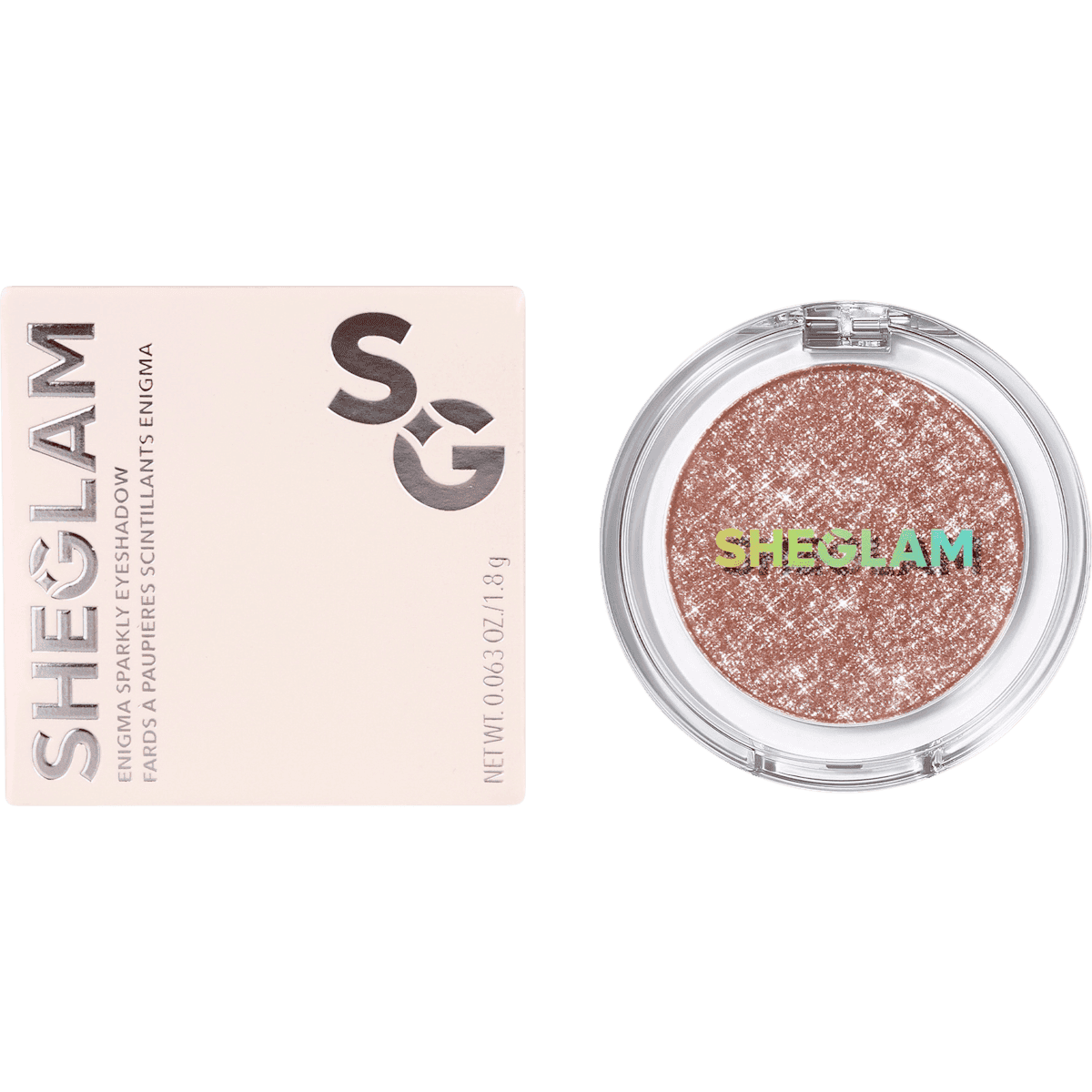SHEGLAM Fard à paupières Enigma Sparkly Treasure, 1,8 g (SHEGLAM Lidschatten Enigma Sparkly Treasure, 1,8 g) — produit allemand authentique au Maroc