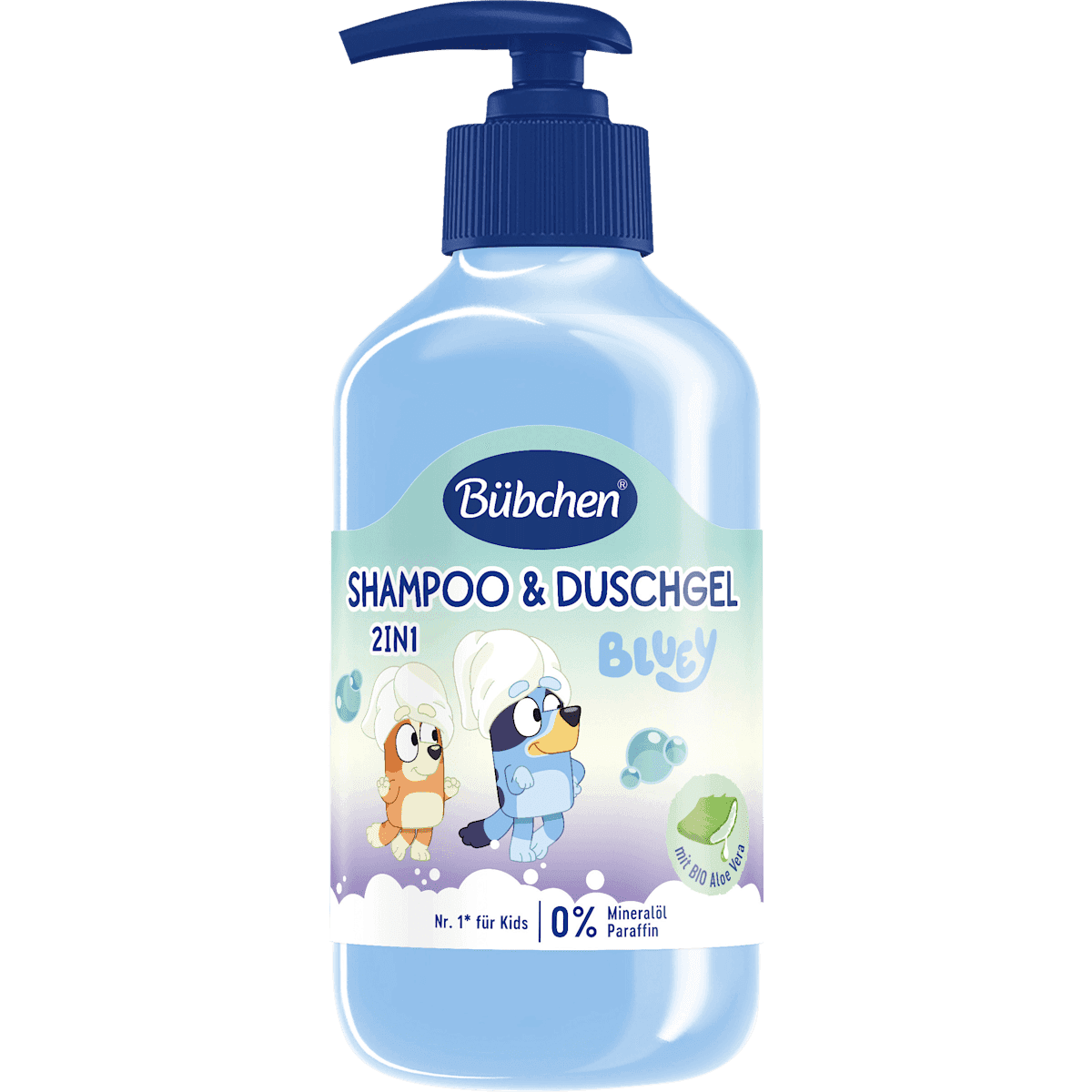 Bübchen Enfant Shampooing & Gel douche Bluey 2in1, 250 ml (Bübchen Kinder Shampoo & Duschgel Bluey 2in1, 250 ml) — منتج ألماني أصلي في المغرب
