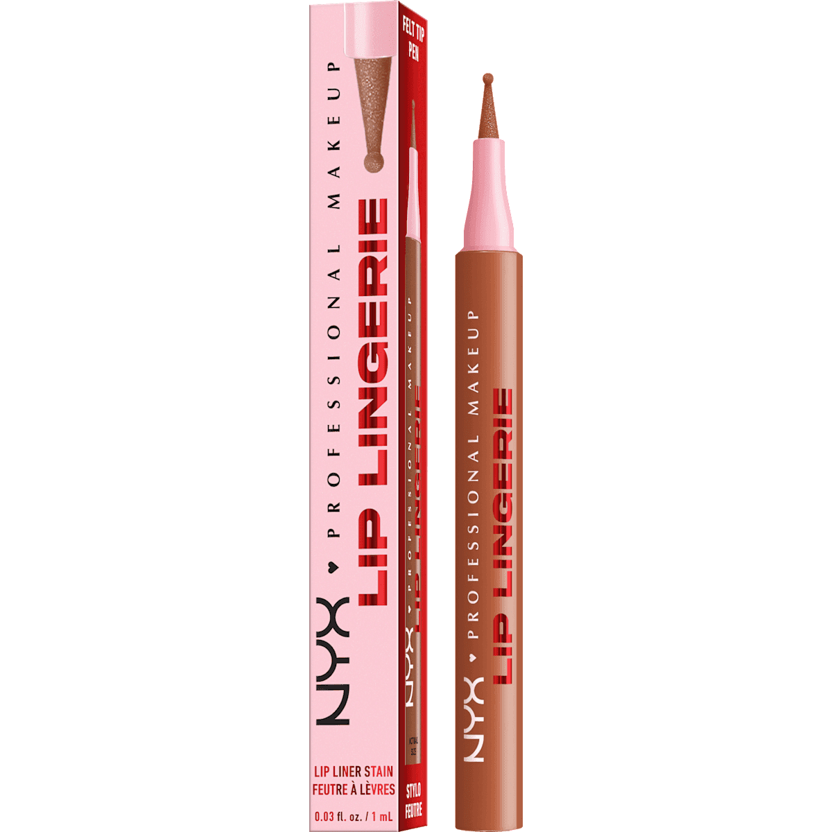 NYX PROFESSIONAL MAKEUP Lipliner Lingerie Stain 03 Barely There, 1 ml — منتج ألماني أصلي في المغرب