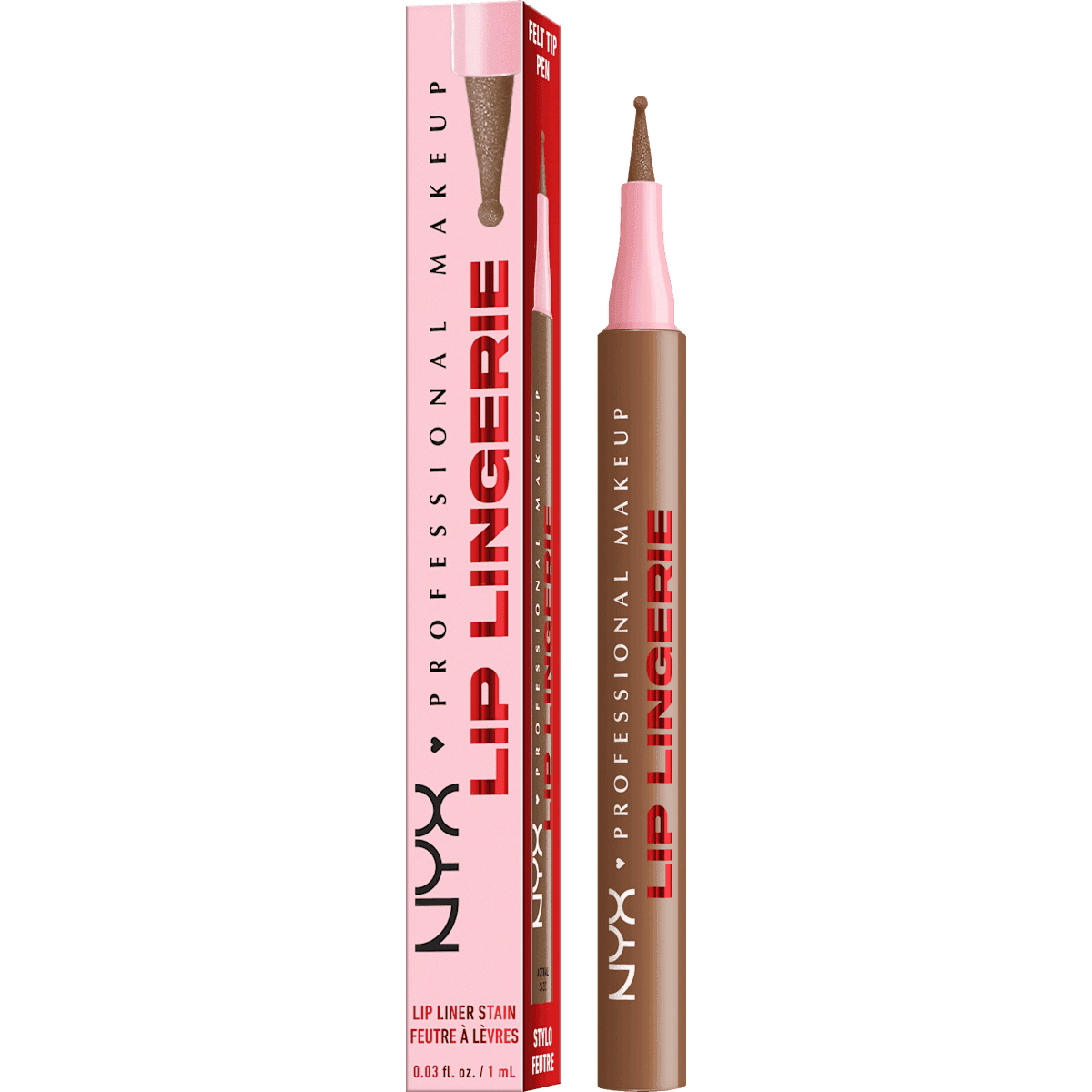 NYX PROFESSIONAL MAKEUP Lipliner Lip Lingerie Stain 04 Steamy Spice, 1 ml — authentic German product in Morocco