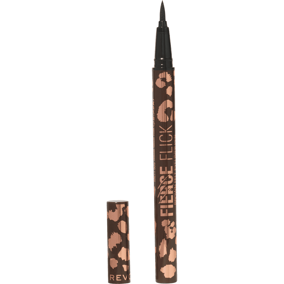 REVOLUTION Eyeliner Pen Fierce Flick Felt Mocha Brown, 0,5 ml — produit allemand authentique au Maroc