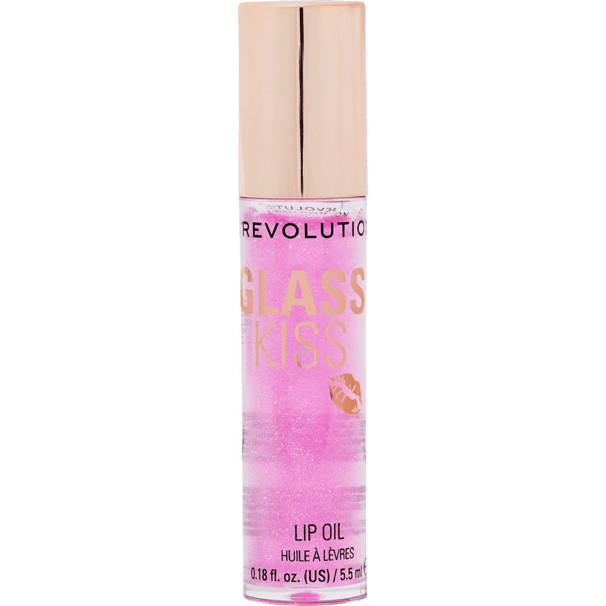 REVOLUTION Huile à lèvres Glass Kiss Roller Purple, 5,5 ml — produit allemand authentique au Maroc