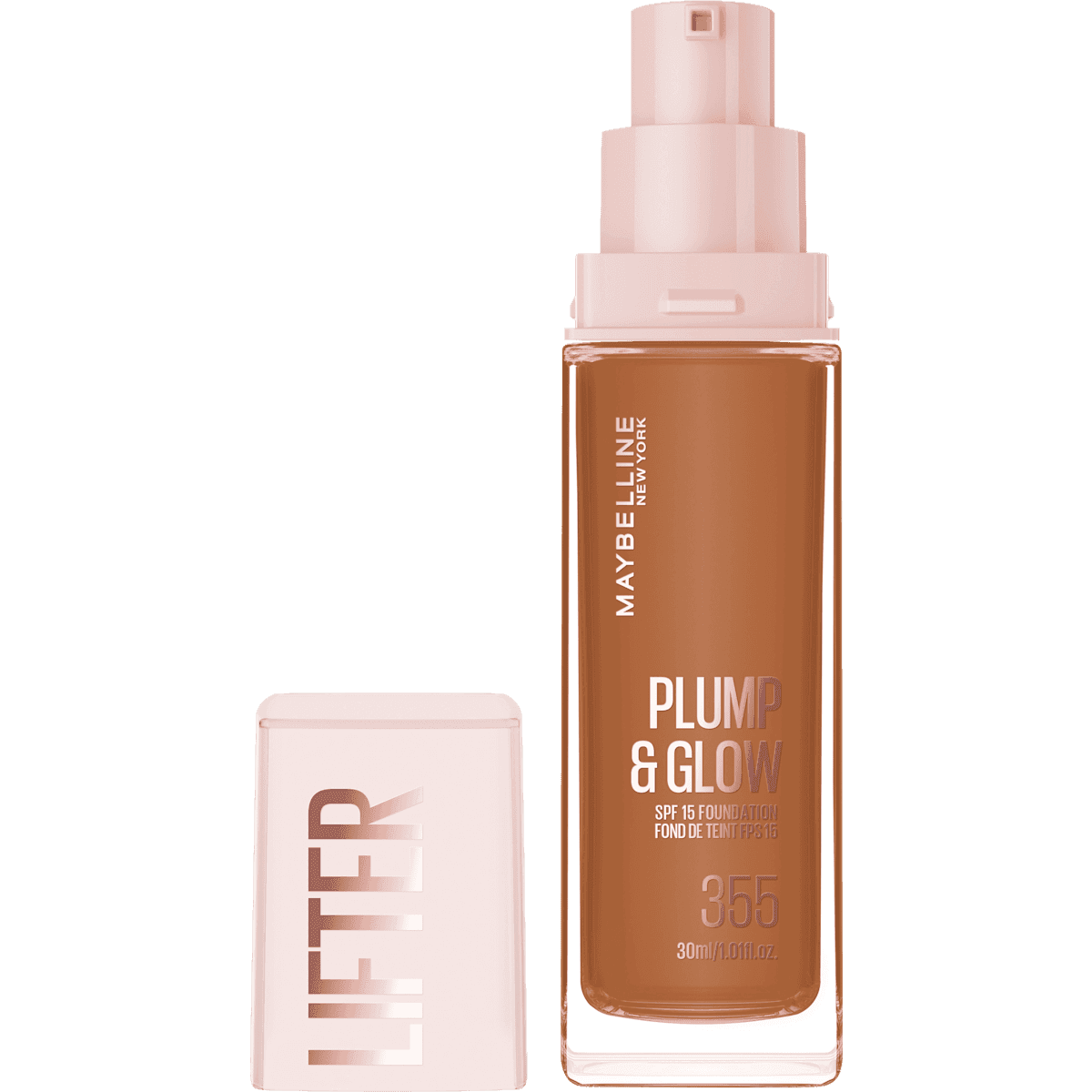 MAYBELLINE NEW YORK Foundation Lifter Plump & Glow 325, 30 ml — produit allemand authentique au Maroc
