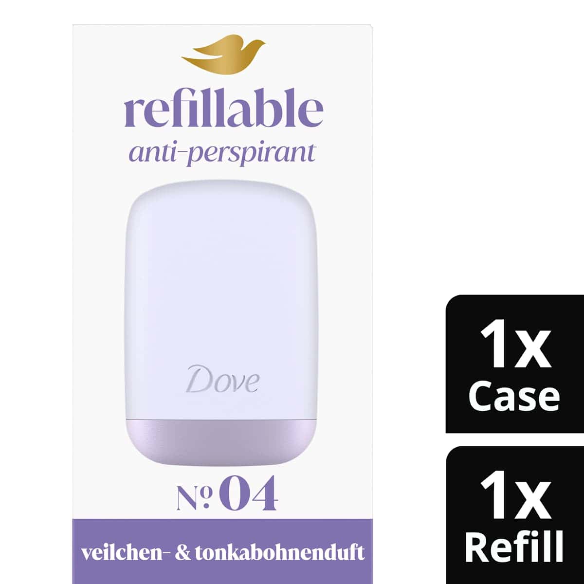 Dove anti-transpirant Deostick Veilchen- & Tonkabohnenduft, 35 ml (Dove Antitranspirant Deostick Veilchen- & Tonkabohnenduft, 35 ml) — منتج ألماني أصلي في المغرب