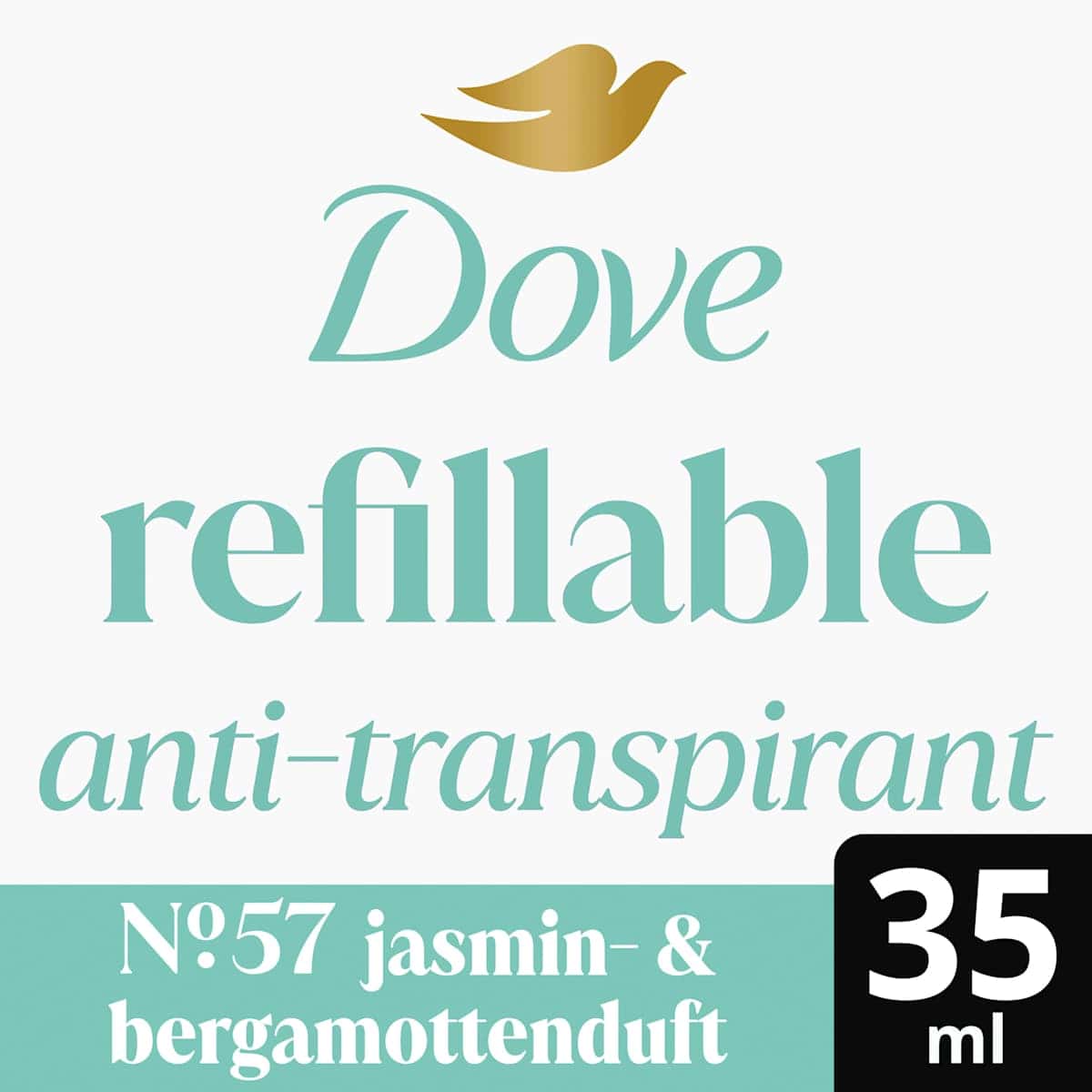 Dove anti-transpirant Deostick Jasmin- & Bergamottenduft, recharge, 35 ml — produit allemand authentique au Maroc