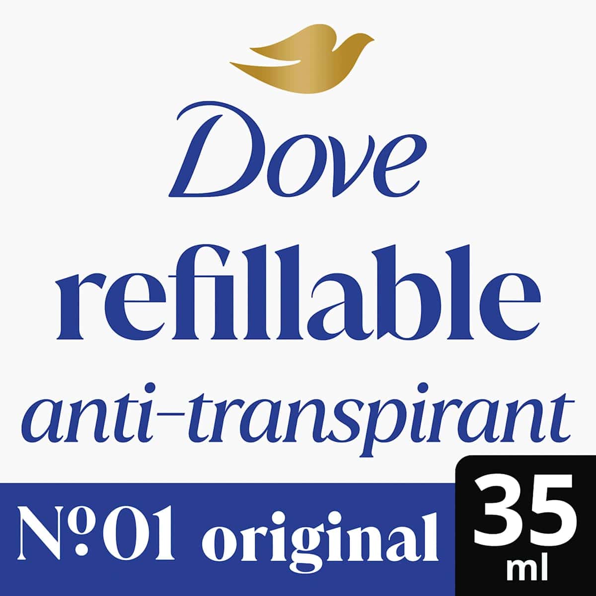 Dove anti-transpirant Deostick Original, recharge, 35 ml (Dove Antitranspirant Deostick Original, Nachfüllpack, 35 ml) — produit allemand authentique au Maroc