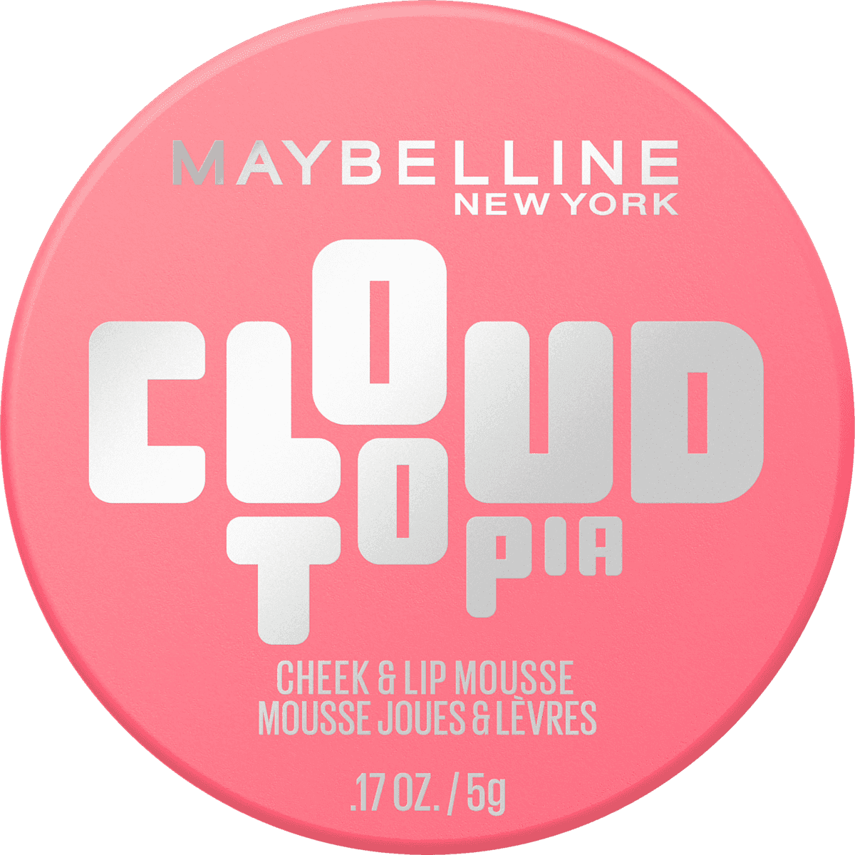 MAYBELLINE NEW YORK Blush Cloudtopia Wangen & Lippen Mousse 07 Moonlit rose, 5 g — produit allemand authentique au Maroc
