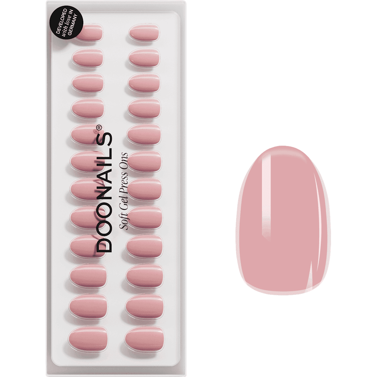 Doonails faux ongles, Soft Gel Press Ons Valentine Crush Short Round, 30 pièces (Doonails Künstliche Nägel, Soft Gel Press Ons Valentine Crush Short Round, 30 St) — منتج ألماني أصلي في المغرب
