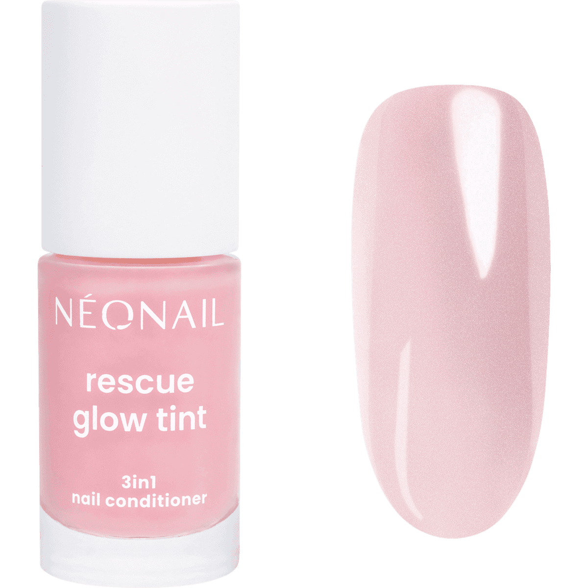 NÉONAIL Care nails Rescue Glow Tint, 3in1 Nail Conditioner, Glitter pink, 7,2 ml (NÉONAIL Nagelpflege Rescue Glow Tint, 3in1 Nail Conditioner, Glitter Rose, 7,2 ml) — authentic German product in Morocco