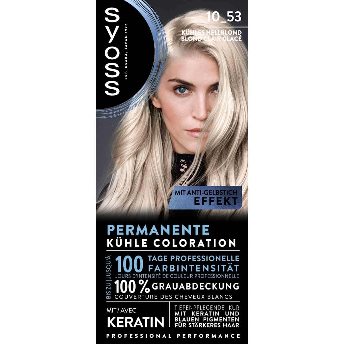 Syoss cheveux Aufheller 10_53 Kühles Hellblond, 1 pièce — produit allemand authentique au Maroc