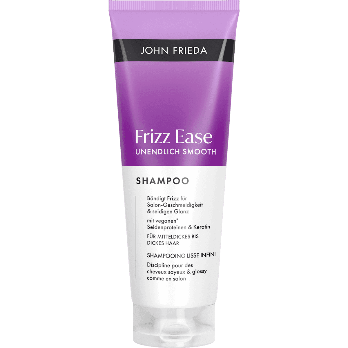 John Frieda Shampooing Frizz Ease Unendlich Smooth, 250 ml — produit allemand authentique au Maroc