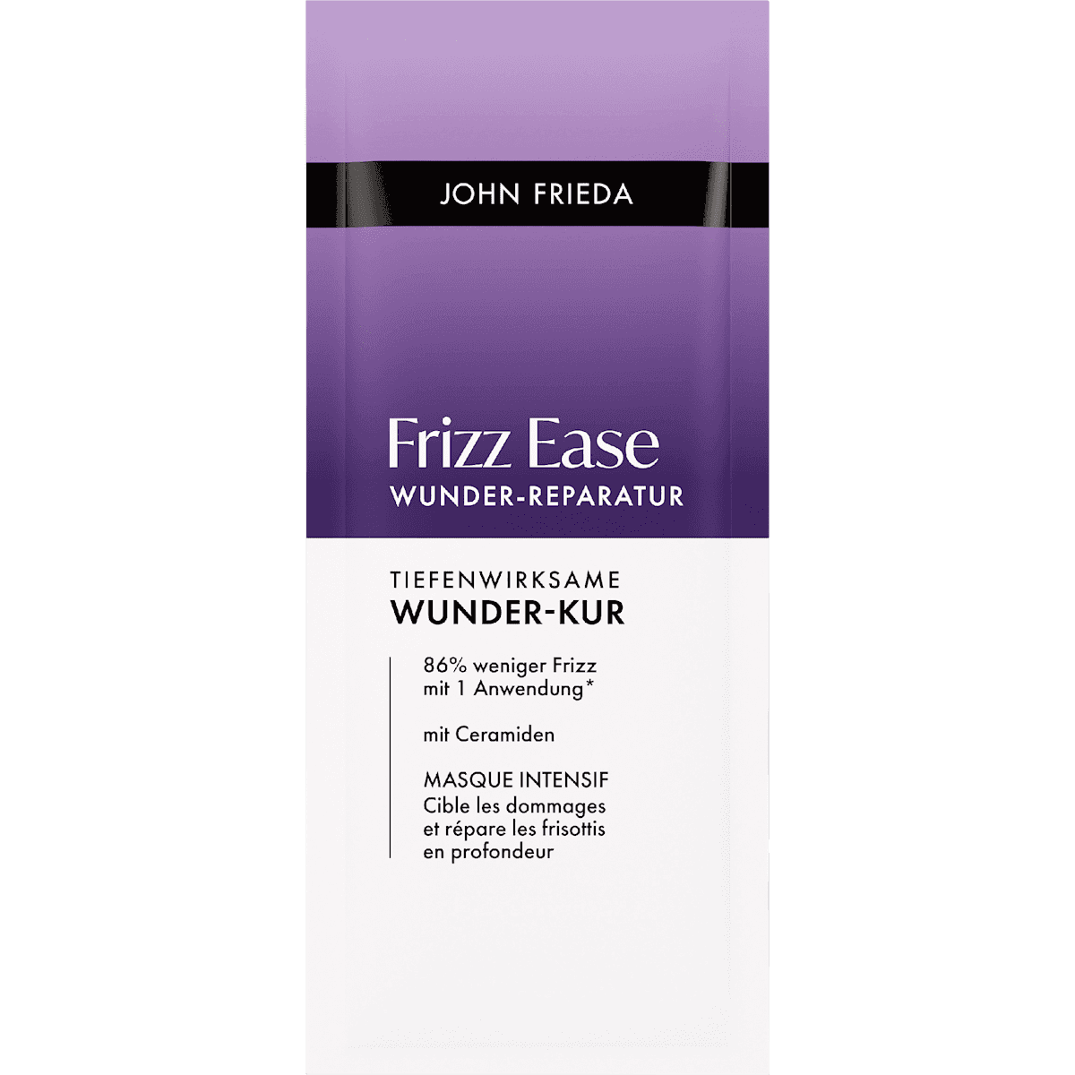 John Frieda Masque cheveux Frizz Ease Wunder-Reparatur, 25 ml — produit allemand authentique au Maroc