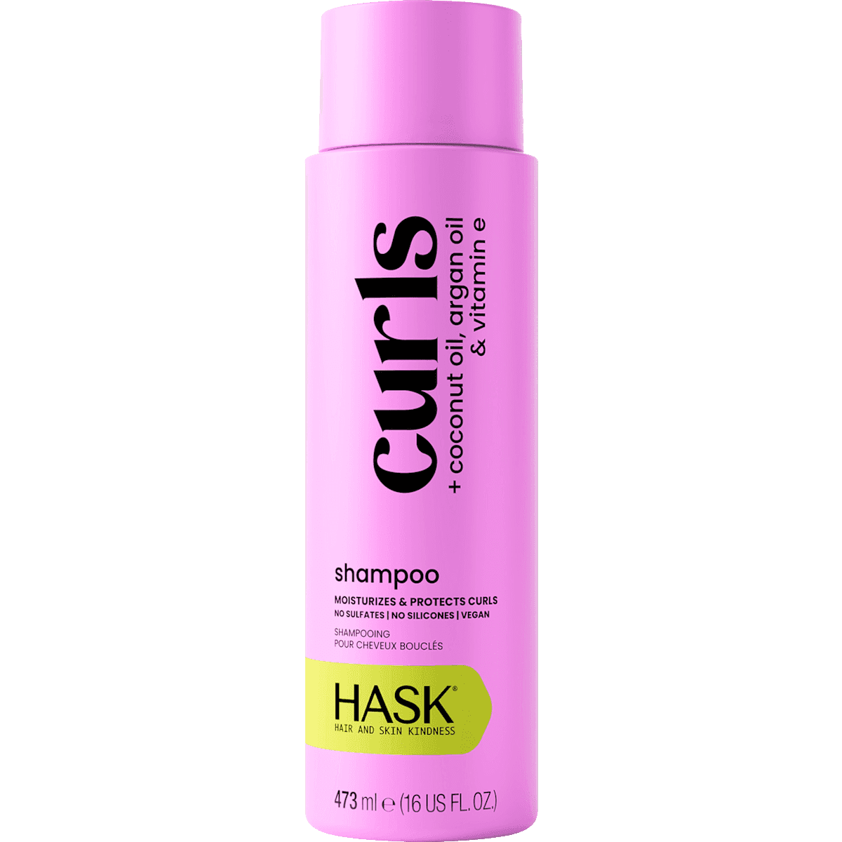 HASK Shampooing curls + coconut oil, 473 ml (HASK Shampoo curls + coconut oil, 473 ml) — منتج ألماني أصلي في المغرب