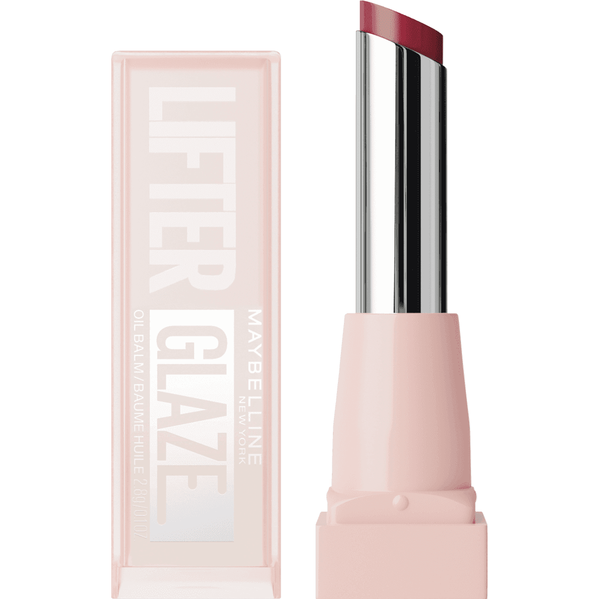 MAYBELLINE NEW YORK lip balm Lifter Glaze Oil Balm 014 Fig Jam, 2,8 g (MAYBELLINE NEW YORK Lippenbalsam Lifter Glaze Oil Balm 014 Fig Jam, 2,8 g) — authentic German product in Morocco