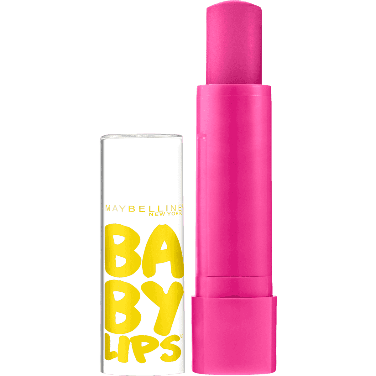 MAYBELLINE NEW YORK Baume à lèvres Babylips Pink Punch LSF 20, 4,8 g — produit allemand authentique au Maroc
