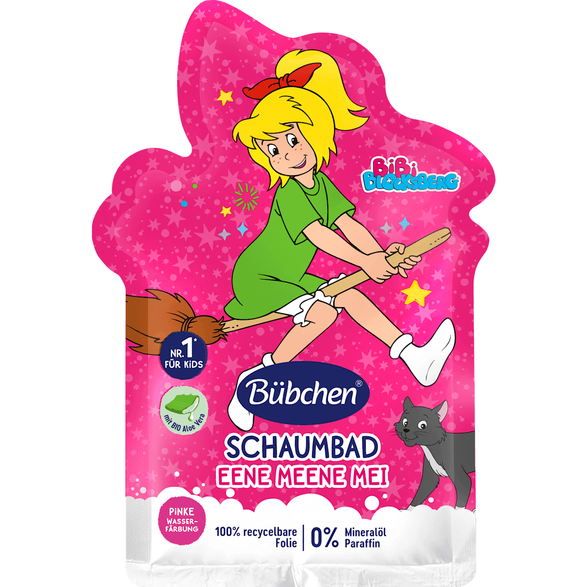 Bübchen Bain moussant Eene Meene Mei Bibi Blocksberg, 40 ml — produit allemand authentique au Maroc